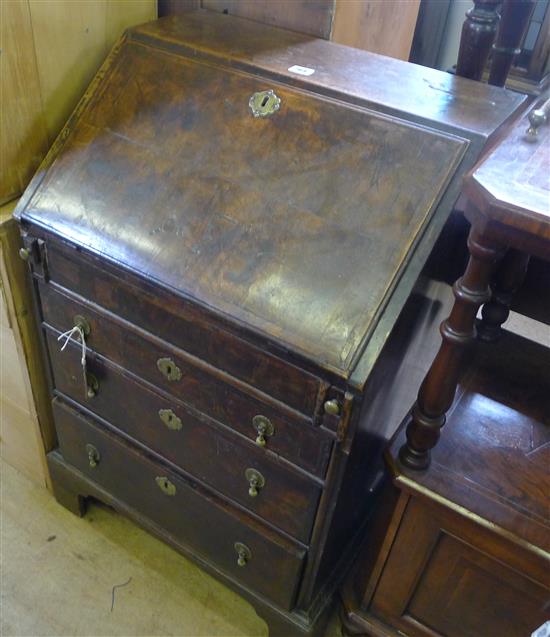 Walnut bureau of small proportions